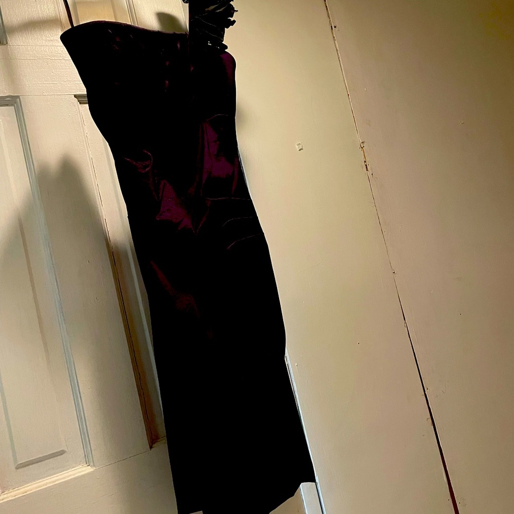 Brand New purple dress with tags one shoulder